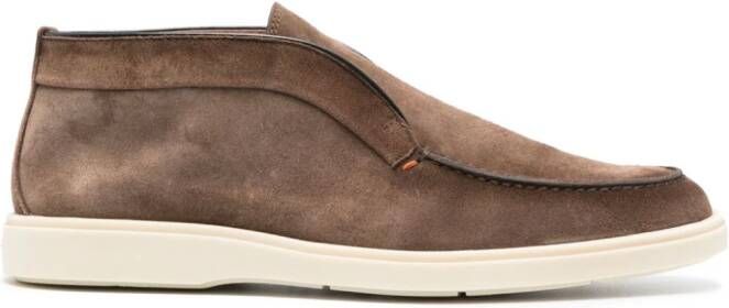 Santoni Suède desert laarzen Bruin