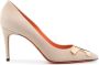 Santoni Suède pumps Beige - Thumbnail 1