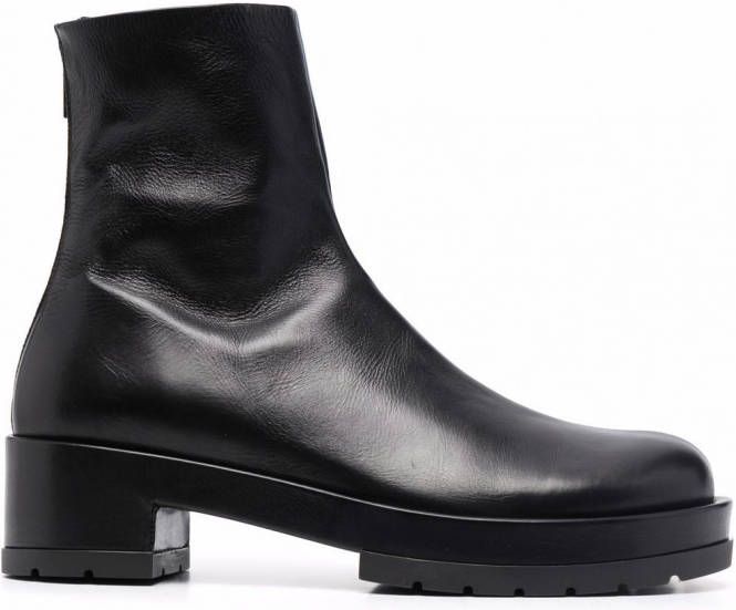 SAPIO Chunky enkellaarzen Zwart