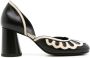 Sarah Chofakian Alexis pumps met ronde teen Zwart - Thumbnail 1