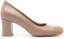 Sarah Chofakian Andy Warhol 55 leren pumps Beige - Thumbnail 1