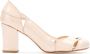 Sarah Chofakian Bruxelas lakleren pumps Beige - Thumbnail 1