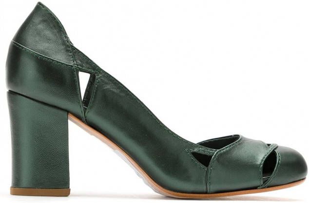 Sarah Chofakian Bruxelas leren pumps Groen