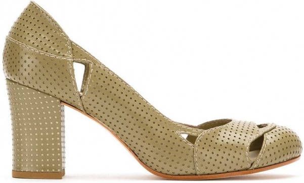 Sarah Chofakian Bruxelas leren pumps Groen