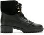 Sarah Chofakian Cavendish leren combat boots Zwart - Thumbnail 1