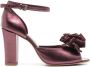 Sarah Chofakian Chantilly sandalen met metallic-effect Paars - Thumbnail 1