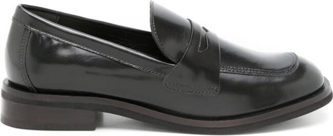 Sarah Chofakian Clarisse loafers met ronde neus Zwart