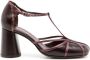 Sarah Chofakian Clementine sandalen met enkelband Rood - Thumbnail 1