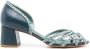 Sarah Chofakian Cordelia sandalen met gekruiste bandjes Blauw - Thumbnail 1