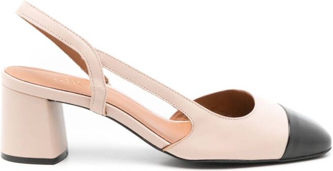 Sarah Chofakian Coucou slingback pumps Beige