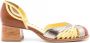 Sarah Chofakian Elaine pumps met colourblocking Bruin - Thumbnail 1