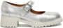 Sarah Chofakian Esmerie leren loafers Zilver - Thumbnail 1