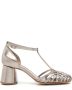 Sarah Chofakian Eugenie metallic sandalen - Thumbnail 1