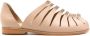 Sarah Chofakian Faustine uitgesneden sandalen Beige - Thumbnail 1