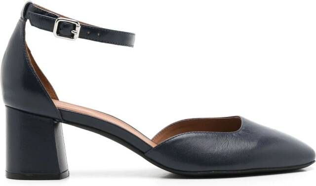 Sarah Chofakian Florence leren pumps Zwart