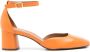 Sarah Chofakian Florence leren sandalen Oranje - Thumbnail 1