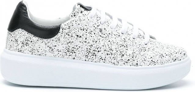 Sarah Chofakian Granilite leren sneakers Wit