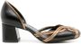 Sarah Chofakian Irene pumps met contrast afwerking Zwart - Thumbnail 1