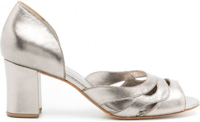 Sarah Chofakian Kate metallic pumps