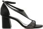 Sarah Chofakian Kylie sandalen verfraaid met kristallen Zwart - Thumbnail 1