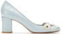 Sarah Chofakian leather pumps Blauw - Thumbnail 1