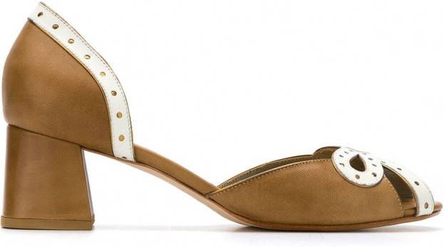 Sarah Chofakian leather pumps Bruin