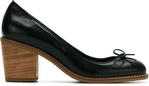 Sarah Chofakian leather pumps Zwart