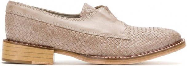 Sarah Chofakian Leren loafers Bruin