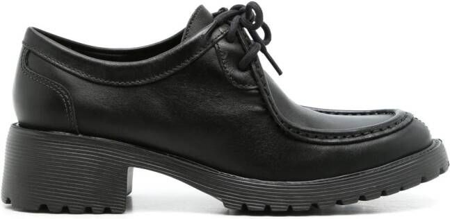 Sarah Chofakian Leren Oxford schoenen Zwart