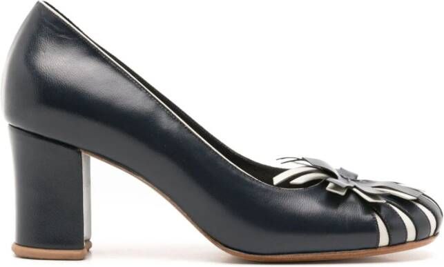 Sarah Chofakian Jacques 55mm leren pumps Blauw