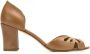 Sarah Chofakian leren pumps Bruin - Thumbnail 1