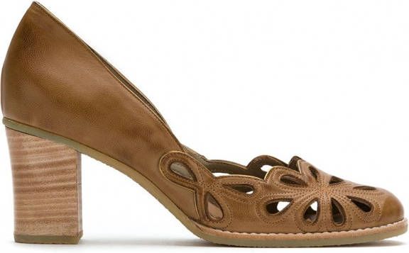 Sarah Chofakian leather pumps Bruin