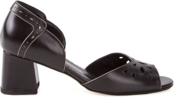 Sarah Chofakian leren pumps Bruin