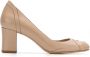 Sarah Chofakian Leren pumps Beige - Thumbnail 1