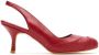 Sarah Chofakian Leren pumps Rood - Thumbnail 1