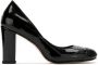 Sarah Chofakian Leren pumps Zwart - Thumbnail 1