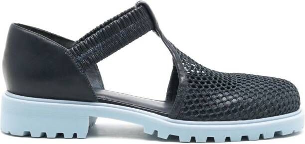 Sarah Chofakian Leren sandalen Blauw