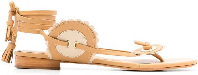 Sarah Chofakian Life Style sandalen Geel