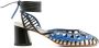 Sarah Chofakian Lilibet sandalen met enkelband Blauw - Thumbnail 1