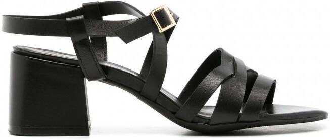 Sarah Chofakian Lygia sandalen met bandjes Zwart