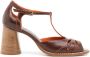 Sarah Chofakian Manchester sandalen met hoge hak Bruin - Thumbnail 1