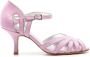 Sarah Chofakian Marcel leren sandalen Roze - Thumbnail 1