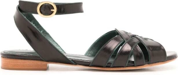 Sarah Chofakian Matisse sandalen met bandjes Zwart