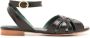 Sarah Chofakian Matisse sandalen met bandjes Zwart - Thumbnail 1