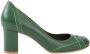 Sarah Chofakian mid-heel pumps Groen - Thumbnail 1