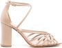 Sarah Chofakian Miuccia sandalen met strik Beige - Thumbnail 1