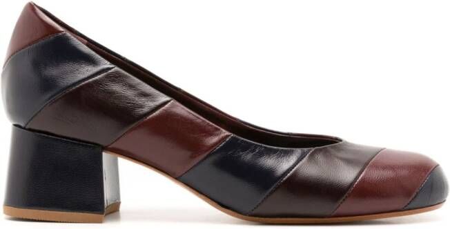 Sarah Chofakian Murakami leren pumps Bruin