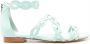Sarah Chofakian Naomi leren sandalen Blauw - Thumbnail 1