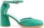 Sarah Chofakian Noell suède pumps Groen - Thumbnail 1