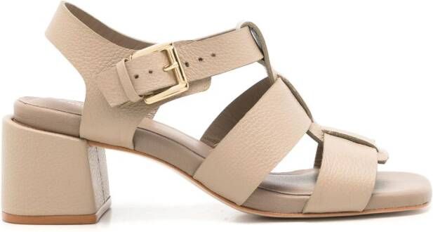 Sarah Chofakian Ponteils leren sandalen Beige